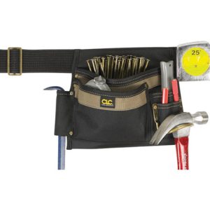 CLC Heavy Duty 5 pocket Polyester Apron Black 1 pk