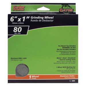 Gator 6 in. D X 1 in. in. Grinding Wheel