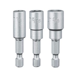 DeWalt 1/4, 5/16 and 3/8 in. X 1-7/8 in. L Replacement Screwdriver Bit Heat-Treated Steel 1 pc