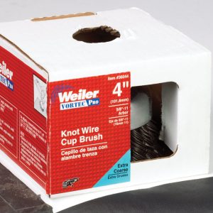 Weiler Vortec Pro 4 in. D X 5/8-11 in. Knotted Steel Cup Brush 10200 rpm 1 pc