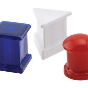 Magnet Source .625 in. L X .5 in. W Assorted Magnetic Push Pins 6 pc
