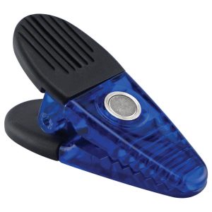 Magnet Source 3.5 in. L X 1.25 in. W Blue Magnetic Clips 2 pc