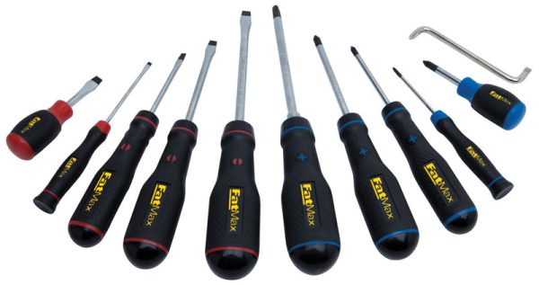Stanley FatMax 11 pc Screwdriver and Bit Set Assorted in.