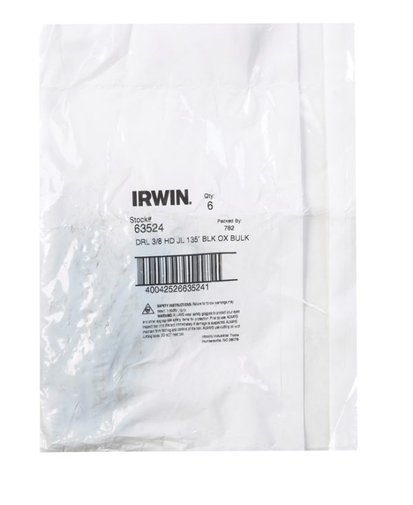 Irwin 3/8 in. X 5 in. L High Speed Steel Drill Bit 1 pc