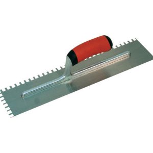 Marshalltown 4-1/2 in. W Steel Notched Trowel