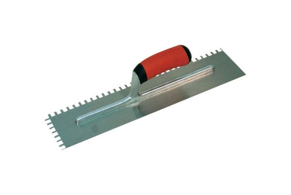Marshalltown 4-1/2 in. W Steel Notched Trowel
