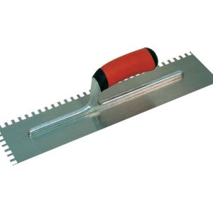Marshalltown 4-1/2 in. W X 16 in. L Steel Notched Trowel