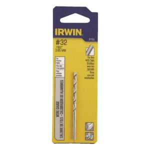 Irwin #32 X 2-3/4 in. L High Speed Steel Wire Gauge Bit 1 pc