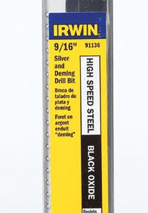 Irwin 9/16 in. X 6 in. L High Speed Steel Drill Bit 1 pc