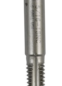 Irwin Carbon Steel Straight Flute Fractional Tap 5/16 in. 1 pc