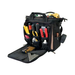 CLC 7 in. W X 13 in. H Polyester Tool Carrier 30 pocket Black/Tan 1 pc