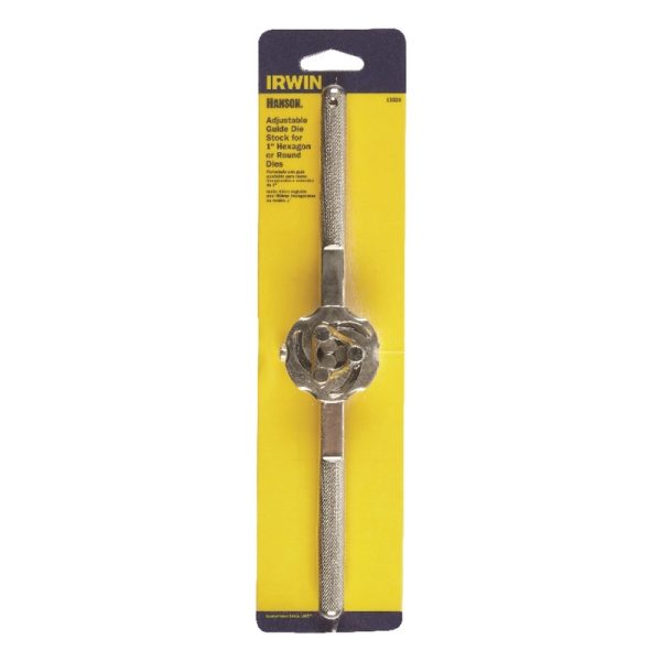Irwin Hanson Steel SAE Adjustable Guide Die Stock 1 in. 1 pc