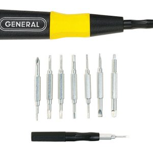 General 8 pc 16-in-1 Multi-Bit Screwdriver Set