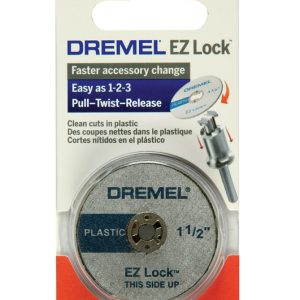 Dremel EZ Lock 1-1/2 in. D X 1/8 in. in. Fiberglass Cut-Off Wheel 5 pc