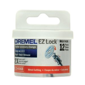 Dremel EZ Lock 1-1/2 in. D X 1/8 in. in. Fiberglass Metal Cut-Off Wheel 12 pc