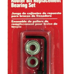 Vermont American 1/4 in. D X Multi Size in. X 2 in. L Router Bit Bearing Set 3 pc