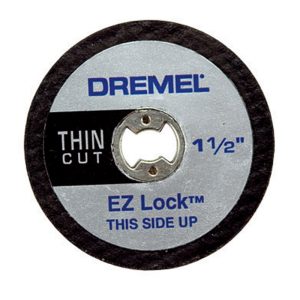 Dremel EZ Lock 1-1/2 in. D X 1/8 in. in. Aluminum Oxide Metal Cut-Off Wheel 5 pc