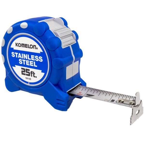 Komelon 25 ft. L X 1 in. W Auto Lock Tape Measure 1 pk
