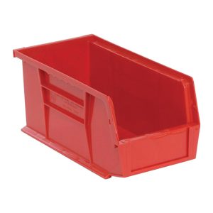 Quantum Storage 5-1/2 in. W X 5 in. H Tool Storage Bin Polypropylene 1 compartments Red