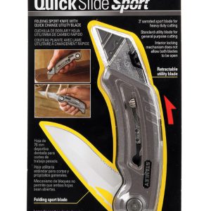 Stanley QuickSlide Sliding Utility Knife Gray 1 pk