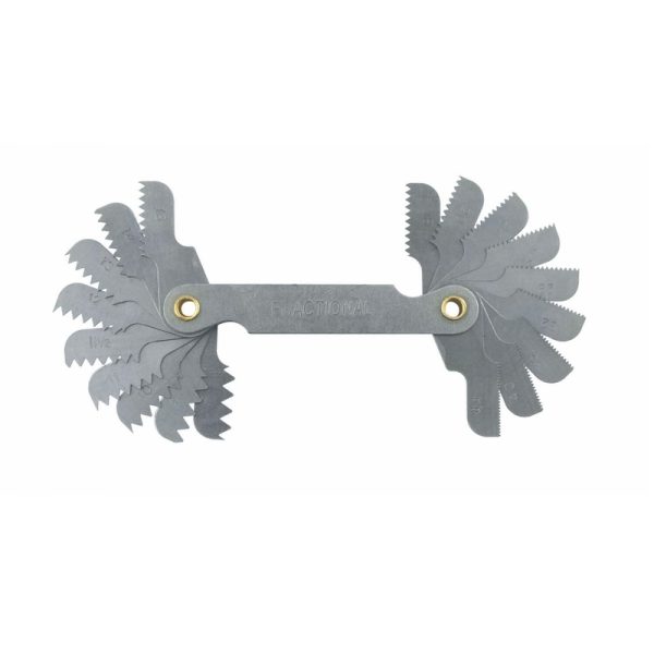 Irwin Hanson High Carbon Steel SAE Thread Pitch Gauge 1 pc