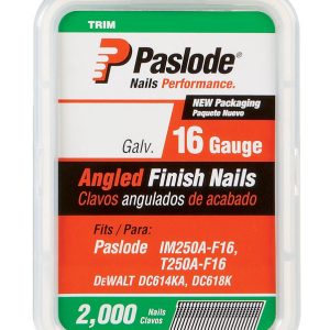 Paslode 1-1/4 in. 16 Ga. Angled Strip Galvanized Finish Nails 20 deg 2,000 pk