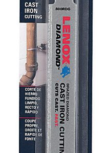 Lenox 8 in. Diamond Grit Reciprocating Saw Blade 24 TPI 1 pk