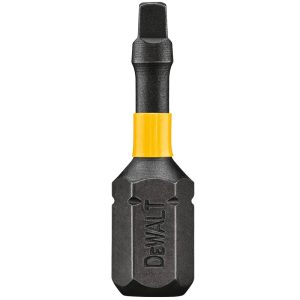 DeWalt Impact Ready Square #1 X 1 in. L Screwdriver Bit Black Oxide 2 pc