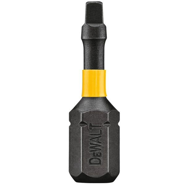 DeWalt Impact Ready Square #1 X 1 in. L Screwdriver Bit Black Oxide 2 pc
