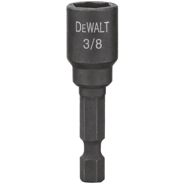 DeWalt Impact Ready 3/8 in. X 1-7/8 in. L Black Oxide Nut Driver 1 pc
