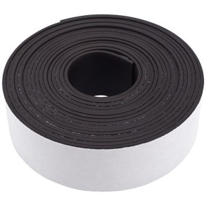 Magnet Source 1 in. W X 120 in. L Mounting Tape Black