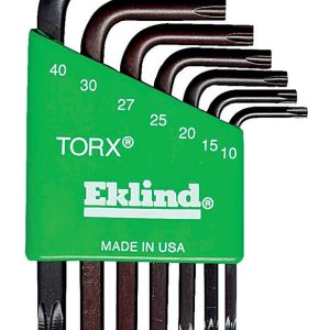 Eklind Torx T10-T40 Short Arm Torx L-Key Set 7 pc