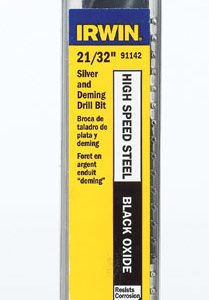 Irwin 21/32 in. X 6 in. L High Speed Steel Drill Bit 1 pc