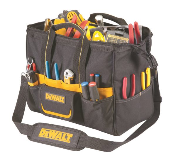 DeWalt 5 in. W X 13.25 in. H Polyester Tool Bag 33 pocket Black/Yellow 1 pc