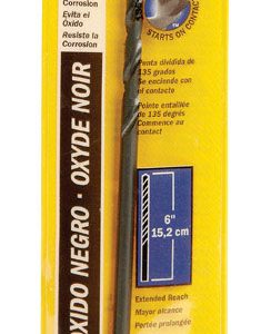 Irwin 3/16 in. X 6 in. L High Speed Steel Split Point Drill Bit 1 pc