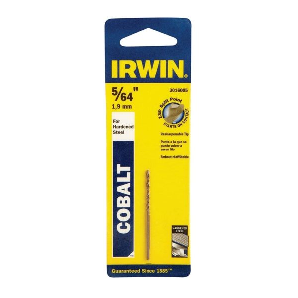 Irwin 5/64 in. X 2 in. L Cobalt Alloy Steel Drill Bit 1 pc