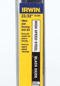 Irwin 23/32 in. X 6 in. L High Speed Steel Drill Bit 1 pc