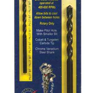 ARTU Porcelain Plus 1/4 in. X 4-1/8 in. L Tungsten Carbide Tipped Glass and Tile Bit Set 2 pc