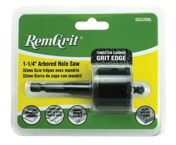 Disston 1-1/4 in. Carbide Grit Hole Saw Arbor 1 pc