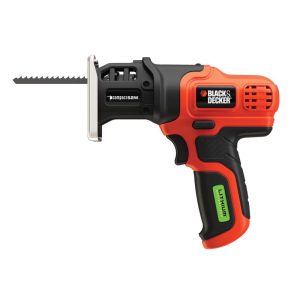 Black+Decker 7.2 V Cordless Brushed Reciprocating Saw Kit (Battery & Charger)