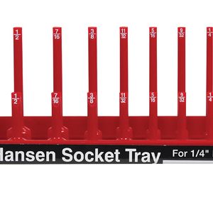 Hansen Global 9 in. L X 0.3 in. SAE Socket Tray 1 pc