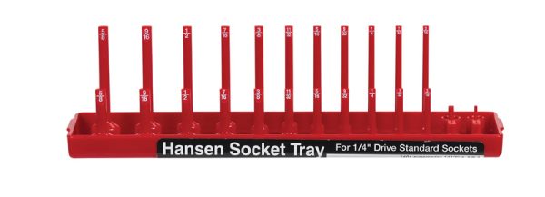Hansen Global 9 in. L X 0.3 in. SAE Socket Tray 1 pc