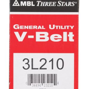 Mitsuboshi FHP 3L210 General Utility V-Belt 0.38 in. W X 21 in. L For Fractional Horsepower Motors