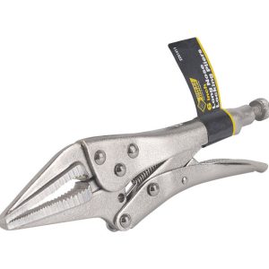 Steel Grip 6 in. Steel Long Nose Locking Pliers