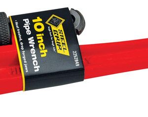 Steel Grip Pipe Wrench 10 in. L 1 pc