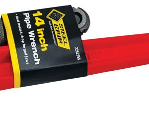 Steel Grip Pipe Wrench 14 in. L 1 pc