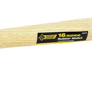 Steel Grip 16 oz Mallet Rubber Head Wood Handle