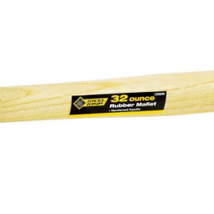 Steel Grip 32 oz Mallet Rubber Head Wood Handle