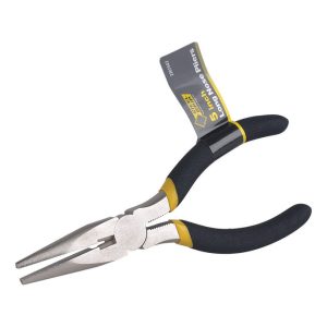 Steel Grip 5 in. Carbon Steel Long Nose Pliers