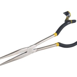 Steel Grip 11 in. Carbon Steel Long Nose Pliers